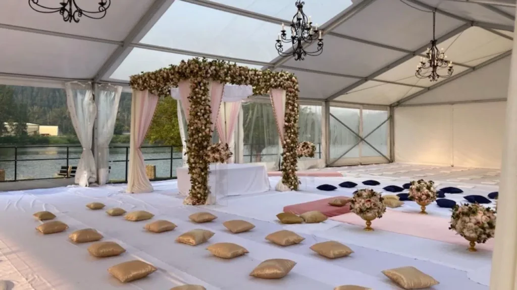 waterfront park calgary pavilion wedding image on Bride's guide to Calgary wedding expos