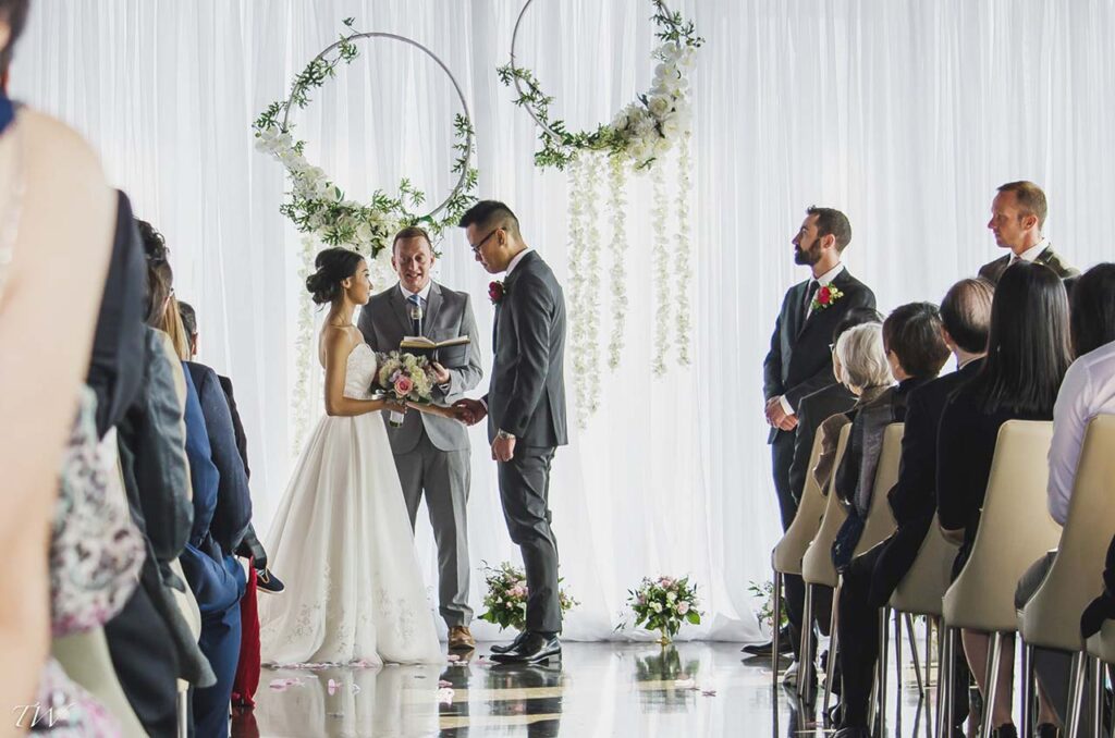 Marriage officiants at work