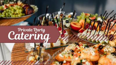 Bite-size food platters as an example of event catering services
